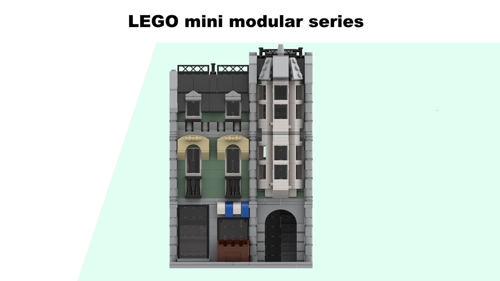 Lego mini modular: Green Grocer