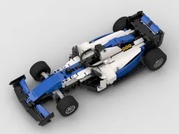 F1 Racing - (Blue white)