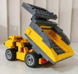 Yellow Mining Dump Truck