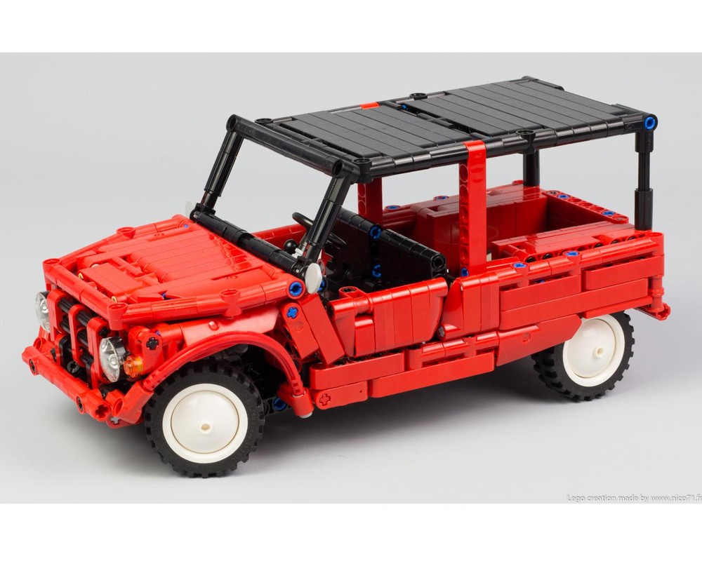 Lego Citroen Mehari Red