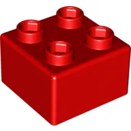 Quatro Brick 2 x 2 / Red