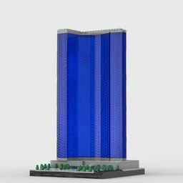 The Drew Las Vegas at 1/650th Scale