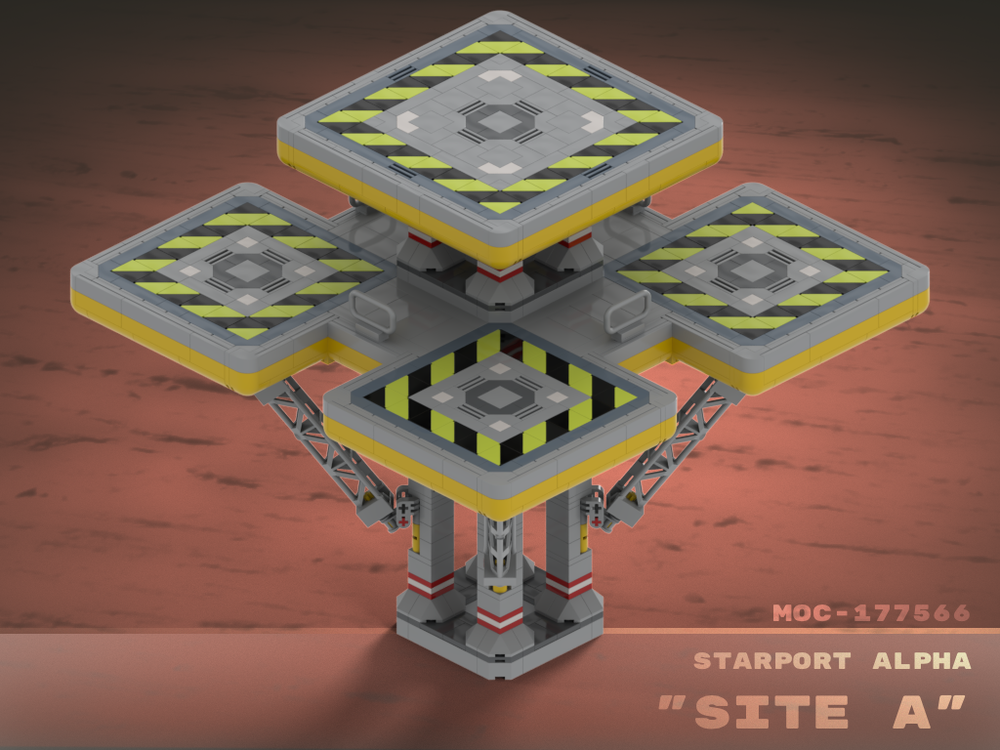 Lego Starport Alpha: "Site A"