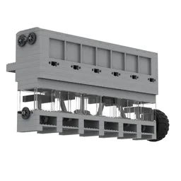 Inline 6 12 valve Lego Vacuum Engine