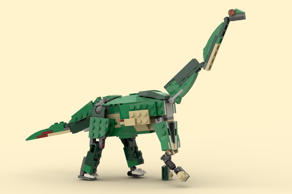 Lego 31058 sauropod (Camarasaurus grandis in minifig scale)