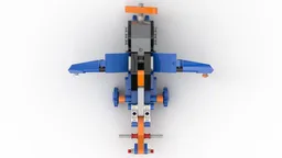 Propeller plane with stand