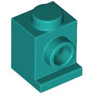 Lego Brick Special 1 x 1 with Headlight / Dark Turquoise