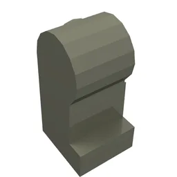 Leg, Right / Dark Gray