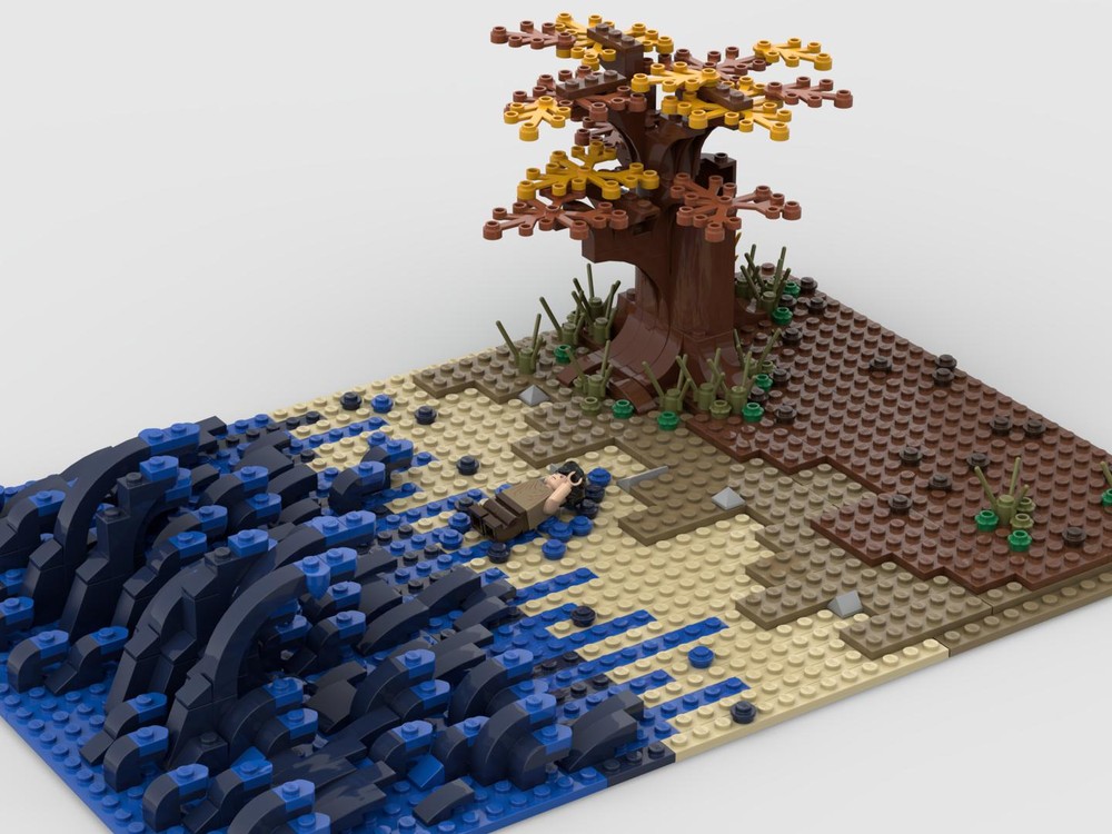 Lego Merlin/Emris Stranding, inspired