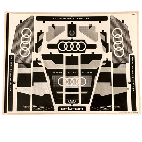 Lego Sticker Sheet 1 for Set 42160-1 / [No Color/Any Color]