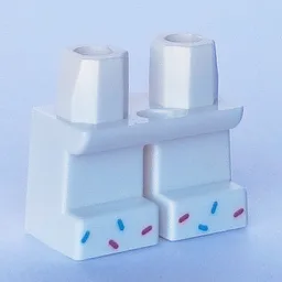 Legs Short with Sprinkles Print