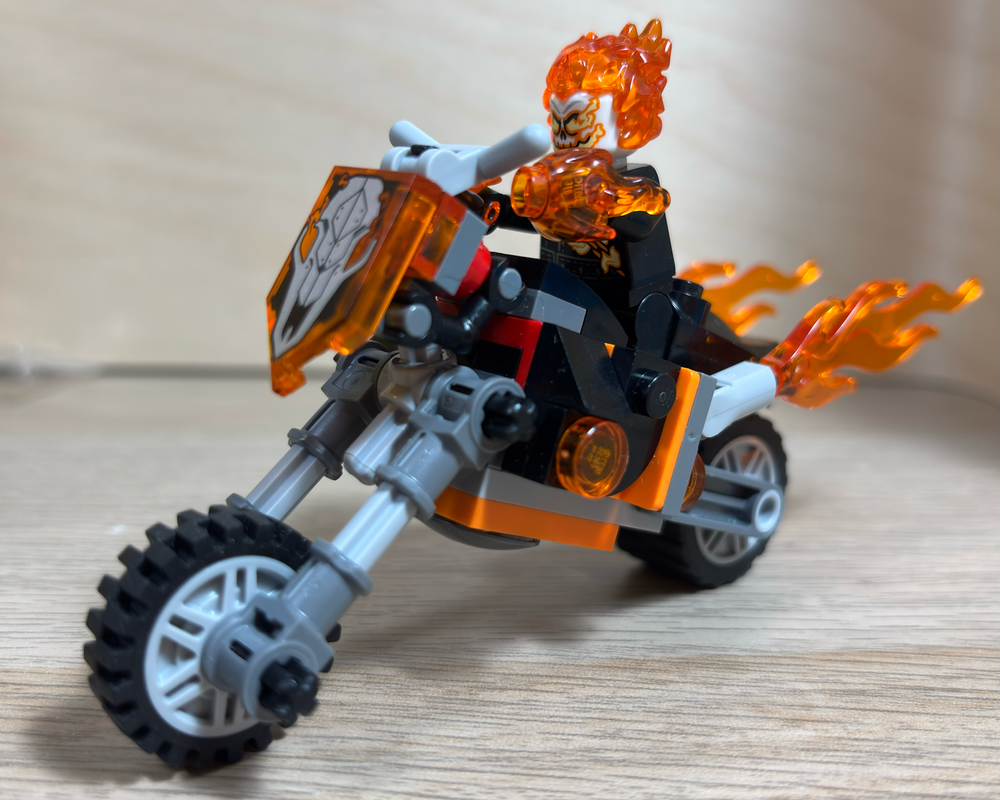 Lego Resized Burning Bike