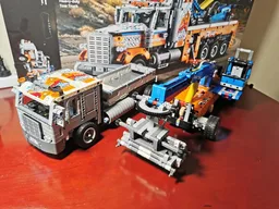 Container Handler and Truck