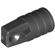 Lego Hinge Cylinder 1 x 2 Locking with 1 Finger and Axle Hole On Ends [No Side Slots]