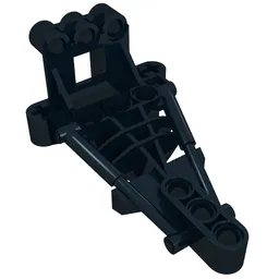 Large Figure Skeletal, Torso (Toa Hordika) / Black