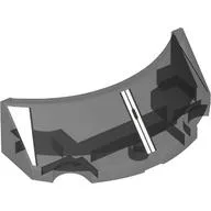 Windscreen 2 x 4 Half Dome with Light Bluish Grey Cockpit Print