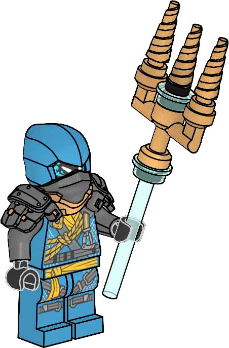 Lego Nya with Trident