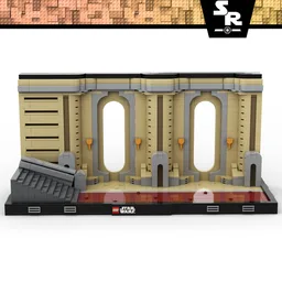 Coruscant Temple Diorama