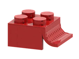 Up-Scaled LEGO 2x2 Brick - Peeling