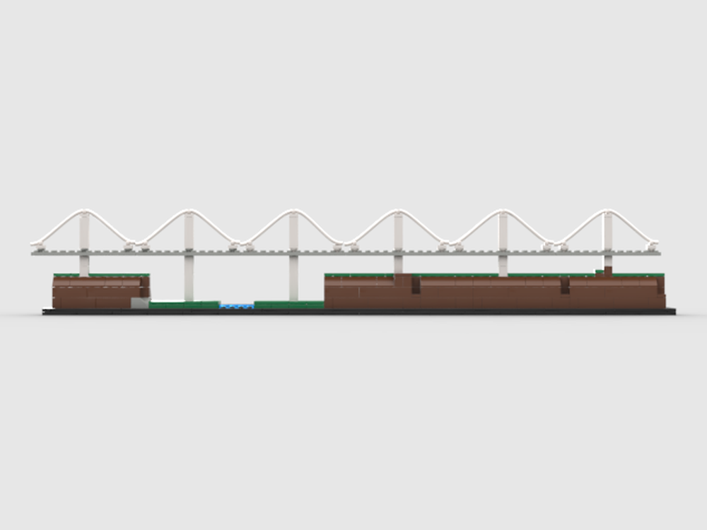 Lego Buildings around the world: Viaduct de MIlleau, Milleau
