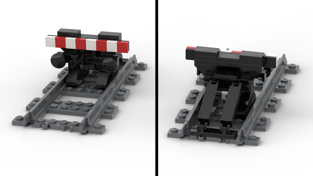 Lego Heurtoir Ferroviaire - Track Bumper - MOC