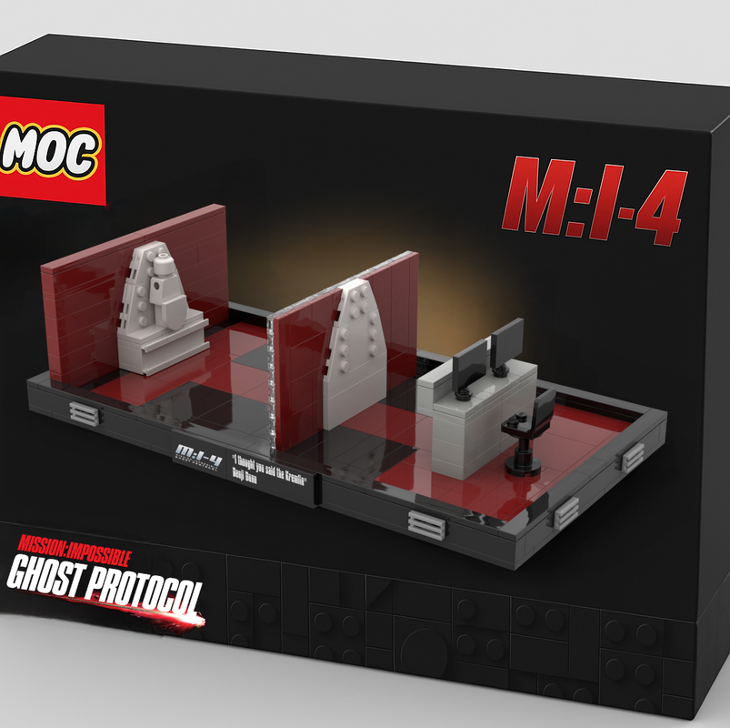 Lego Mission: Impossible 4 - Ghost Protocol Diorama