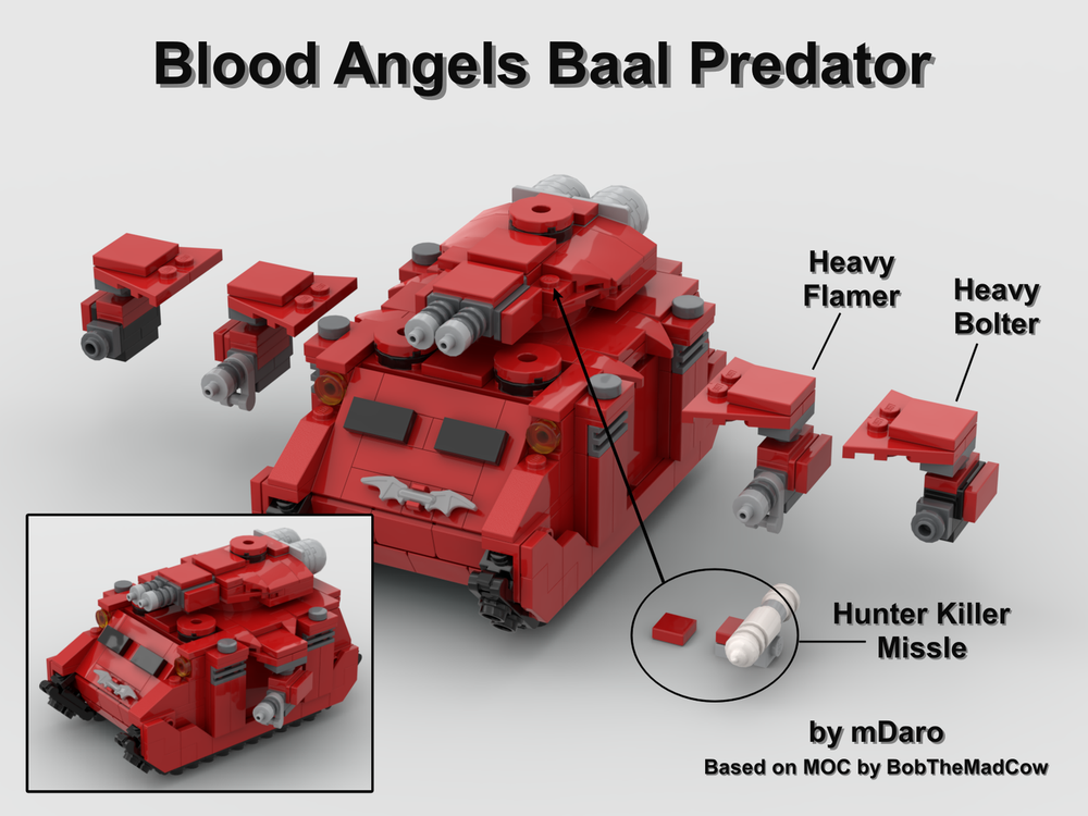 Lego Blood Angels Baal Predator