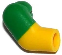 Arm, Right with Molded Green Short Sleeve  Pattern