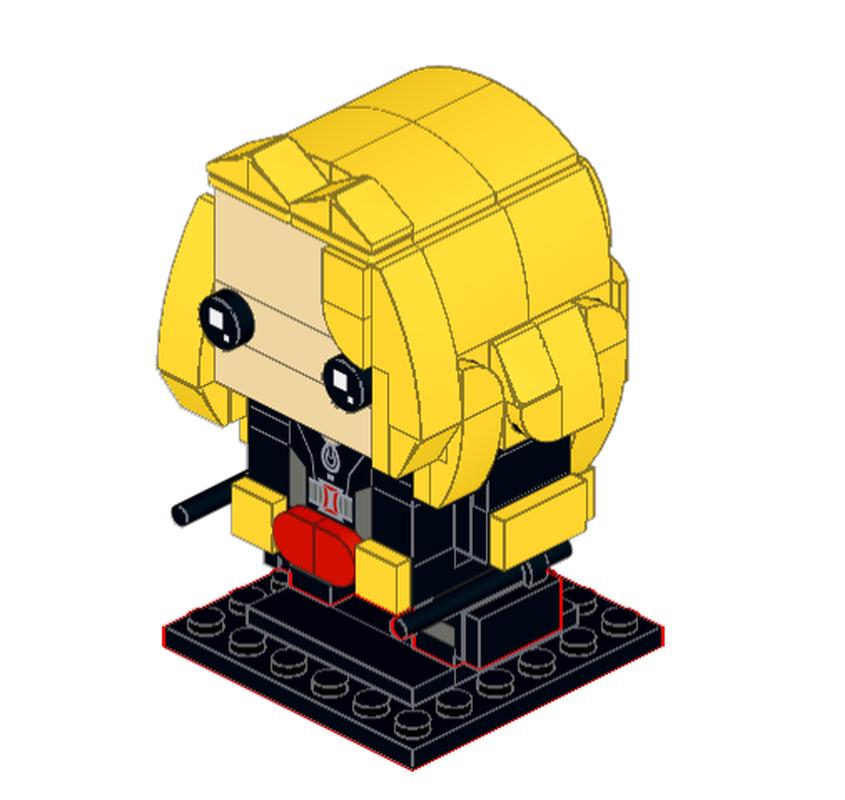 Lego Crimson Widow (Comics) Brickheadz