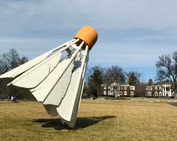 A Giant Shuttlecock