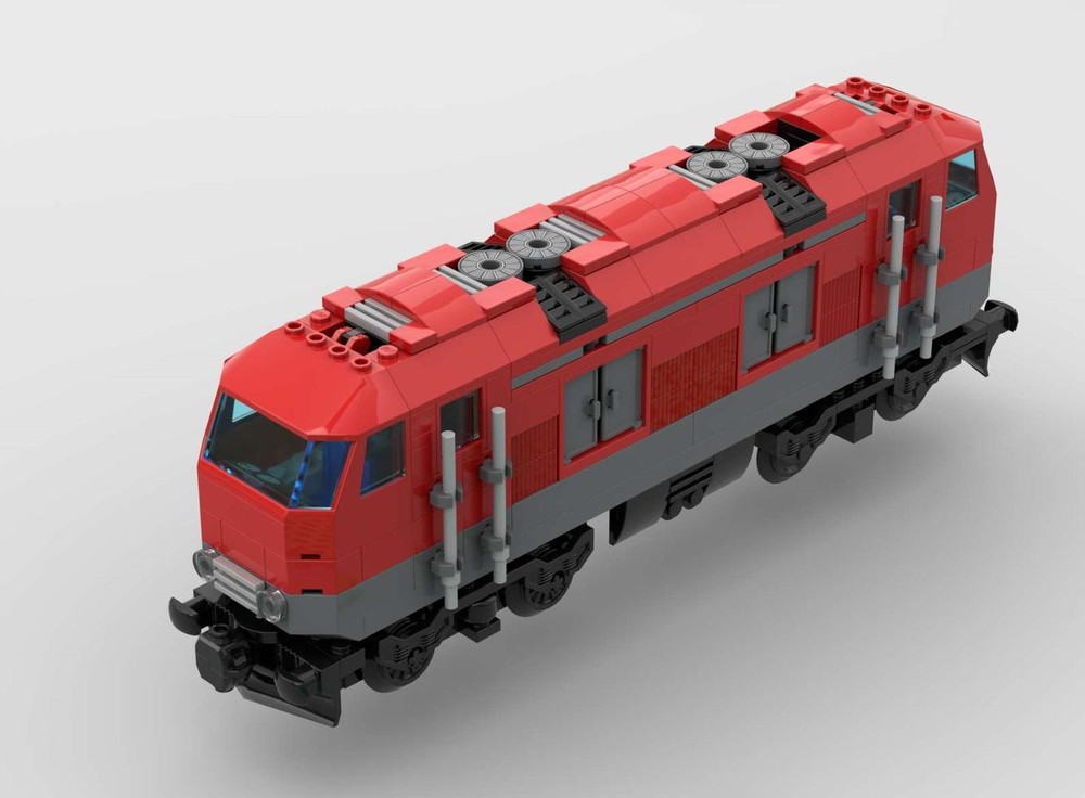Lego Modified Diesel Locomotive - 60098 with Powered Up