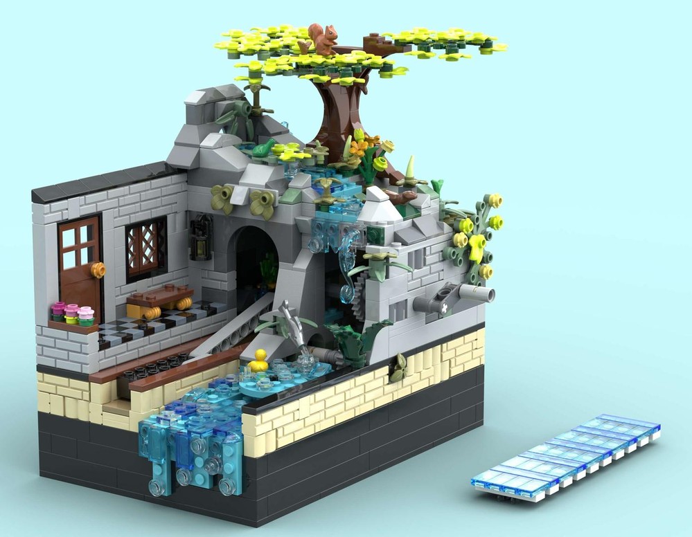 Lego Interactive playground for the train kid and other minifigures