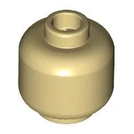 Minifig Head [Plain] [Hollow Stud] / Tan