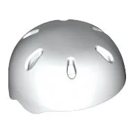 Helmet, Sports, with Vent Holes [Plain] / White