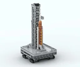 Mini Artemis II with Crawler-Transporter