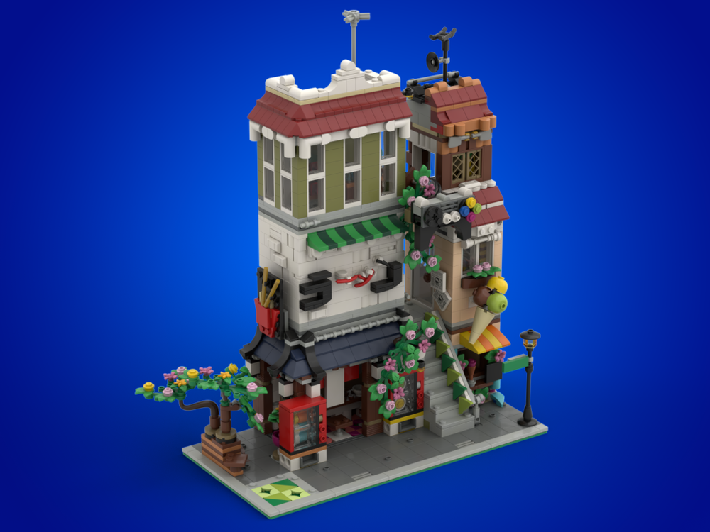 Lego 31131 Japanese Ramen Noodle House Corner Modular
