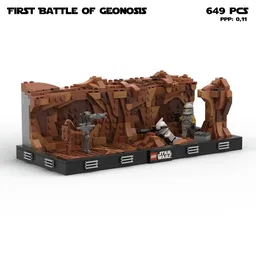First Battle of Geonosis Diorama