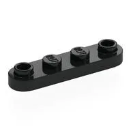 Plate Special 1 x 4 Rounded with 2 Open Studs