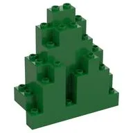 Rock Panel Triangular 3 x 8 x 7 / Green
