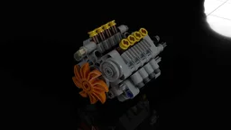 LEGO V8 Engine