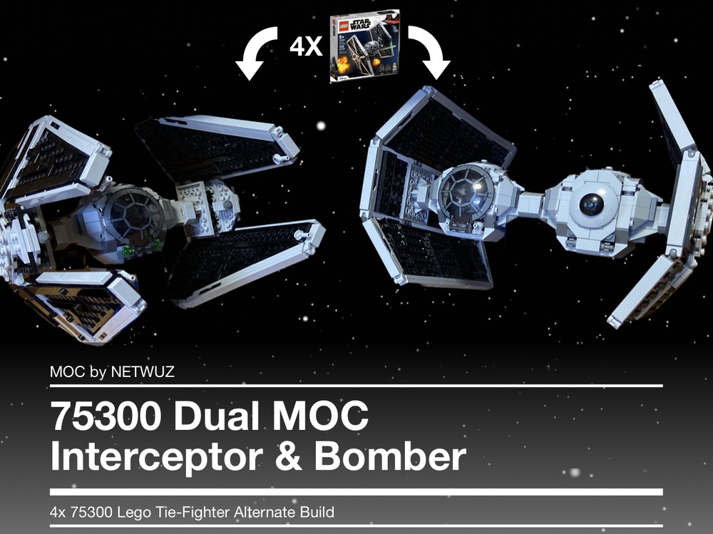 Lego 75300 Dual MOC Interceptor & Bomber