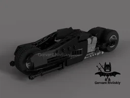 Curse of the White Knight batcycle