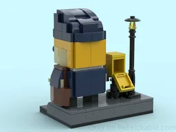 Brick-built Postman
