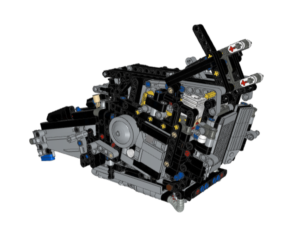 Lego BMW M1000 ss Engine + Gearbbox