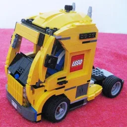 European 4-wheeled truck engine