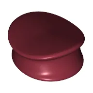 Cap, Police Style / Dark Red