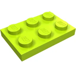 Plate 2 x 3 / Lime