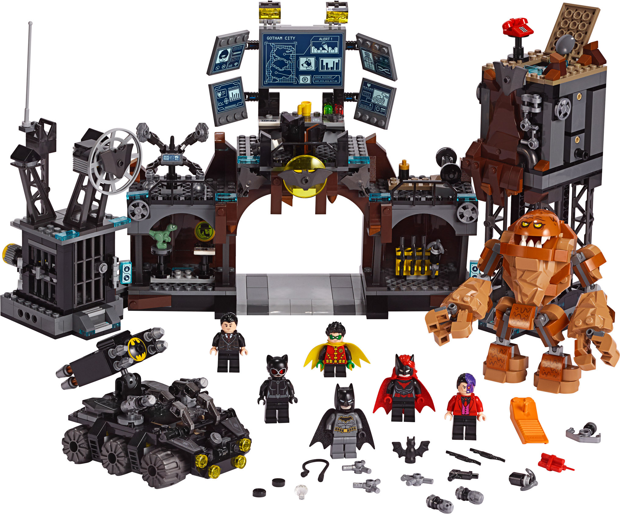 Lego Batcave Clayface Invasion