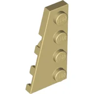 Wedge Plate 4 x 2 Left / Tan