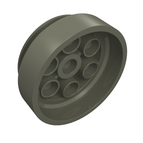 Lego Wheel 30 x 13 Model Team / Dark Gray